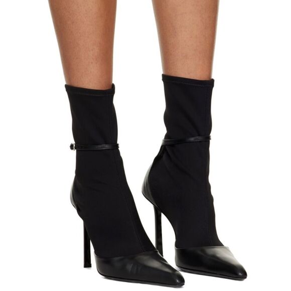 Alexander Wang Black Viola 105 Boots size 37 - Picture 2 of 12